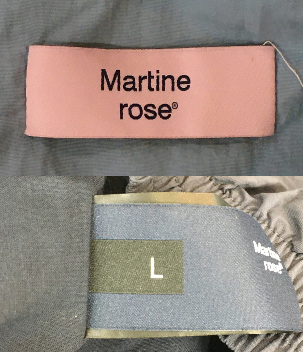 Martin rose マーティンローズ ブルゾン FRINGE TRACK JACKET ブルー 23AW メンズ SIZE L