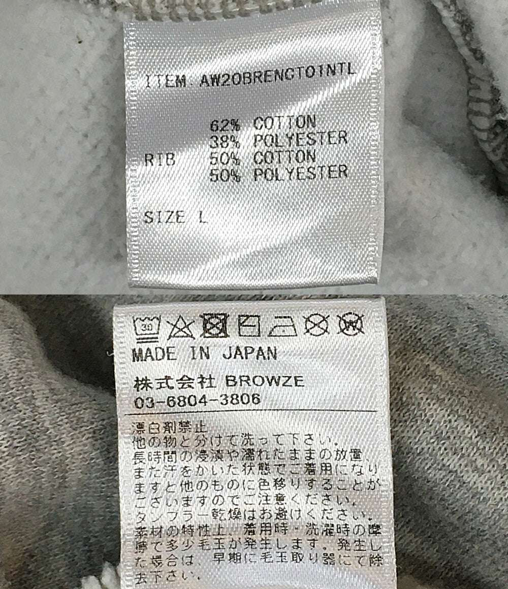 エンノイ スウェット 20AW AW20BRENCT01NTL メンズ SIZE L ENNOY