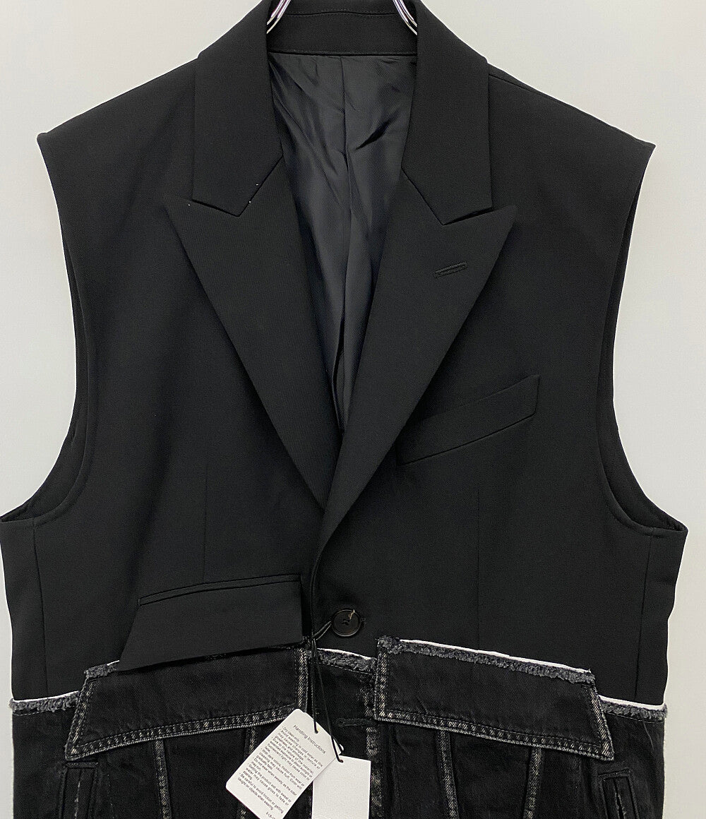 SUBLATIONS ベスト SUBLATIONS サブレーションズ ベスト DENIM DOCKING TAILORED VEST