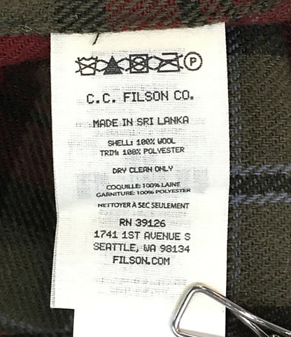 フィルソン 長袖シャツ BUCKNER WOOL CAMP SHIRT 39126 メンズ SIZE M FILSON