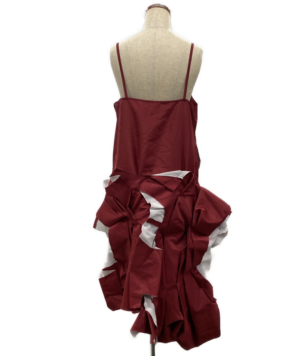 COMME des GARCONS 再構築ツギハギノースリーブドレス 23AW レディース SIZE M コムデギャルソン