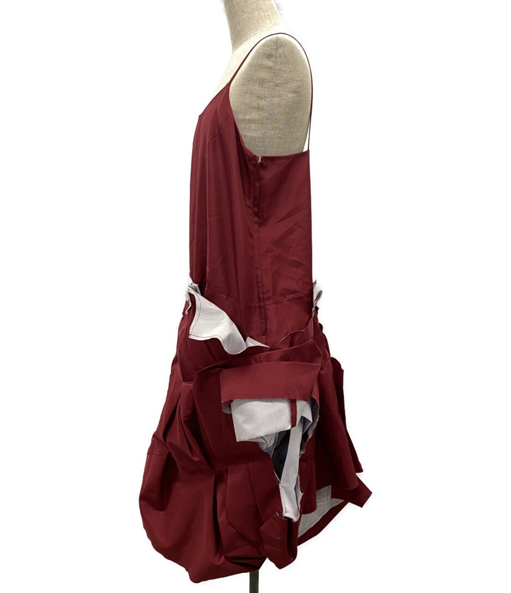 COMME des GARCONS 再構築ツギハギノースリーブドレス 23AW レディース SIZE M コムデギャルソン