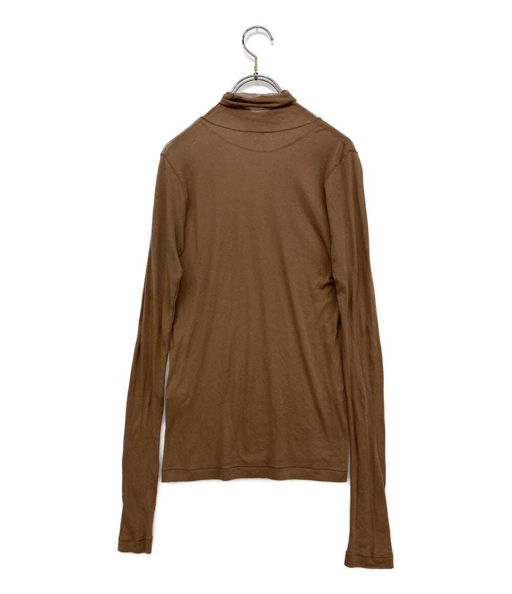 オーラリー カットソー HIGH GAUSE SHEER RIB TRIPLE NECK LS TEE レディース SIZE 1 AURALEE