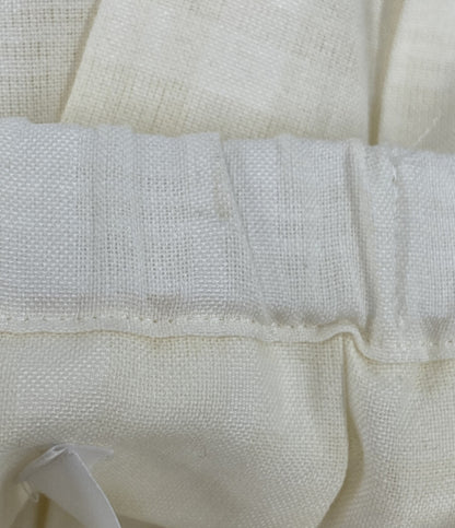 tao COMME des GARCONS リネン混オーバーチェックプリーツスカート レディース SIZE M タオ コムデギャルソン