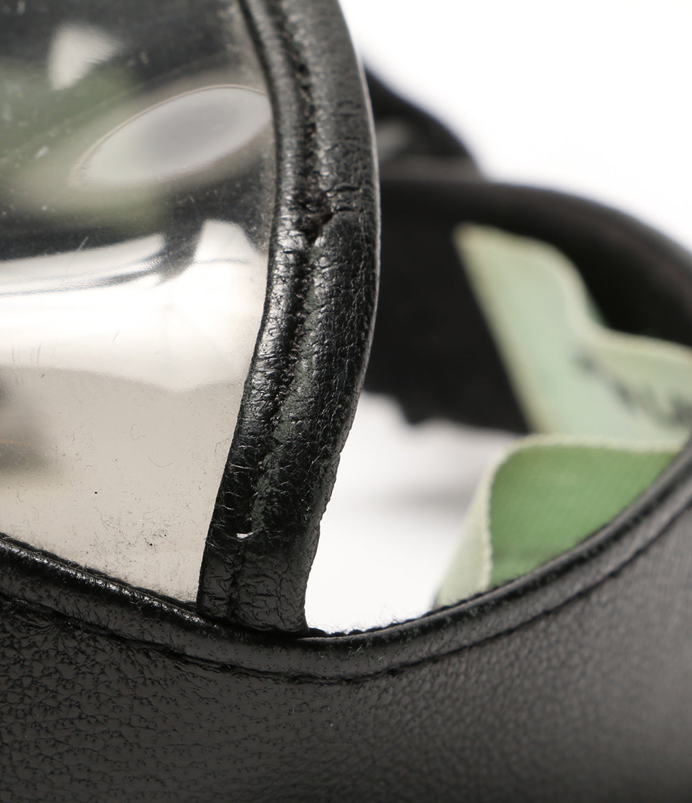 OFF-WHITE キャップ レザーサンバイザー メンズ SIZE O/S オフホワイト