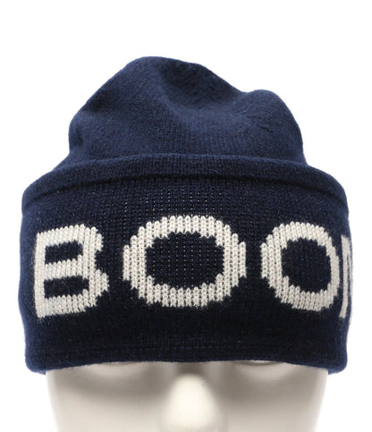 美品 QUEENE AND BELLE クイーンアンドベル ニット帽 BOOMビーニー レディース
