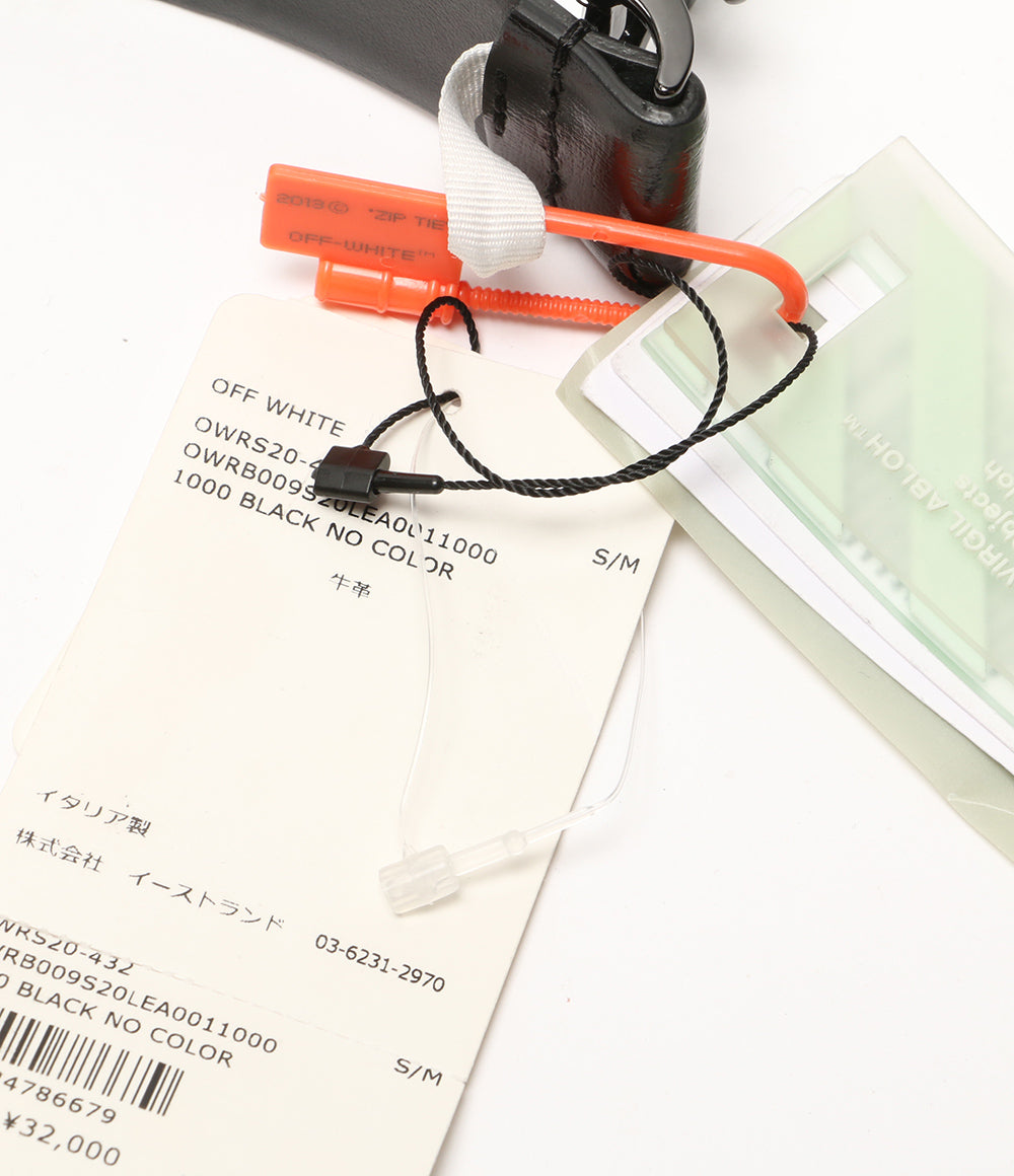 オフホワイト 美品 ロゴバックルベルト      メンズ SIZE S/M  OFF-WHITE