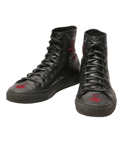 GUCCI トムフォード期 刺繍デザインハイカットスニーカー 111 6098 メンズ SIZE 40 グッチ