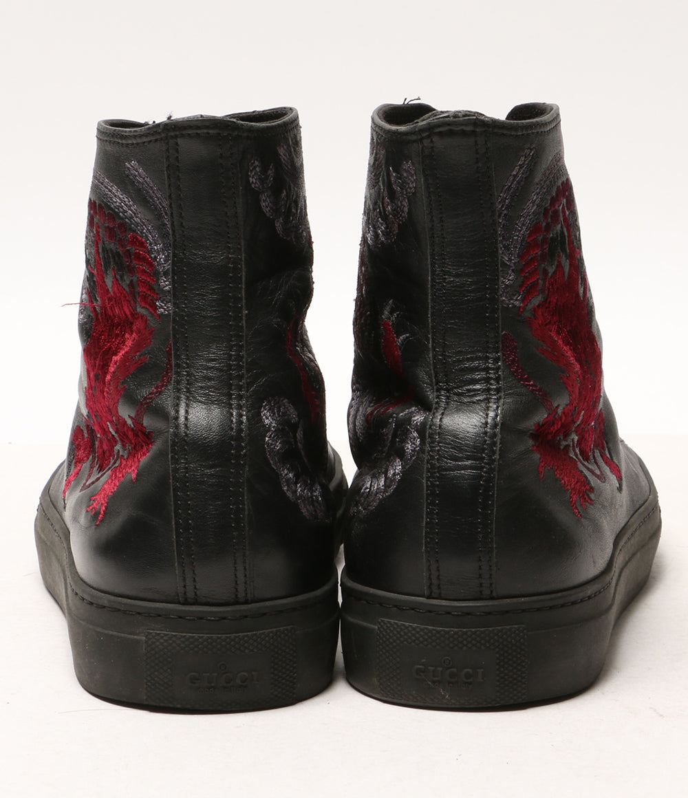 GUCCI トムフォード期 刺繍デザインハイカットスニーカー 111 6098 メンズ SIZE 40 グッチ