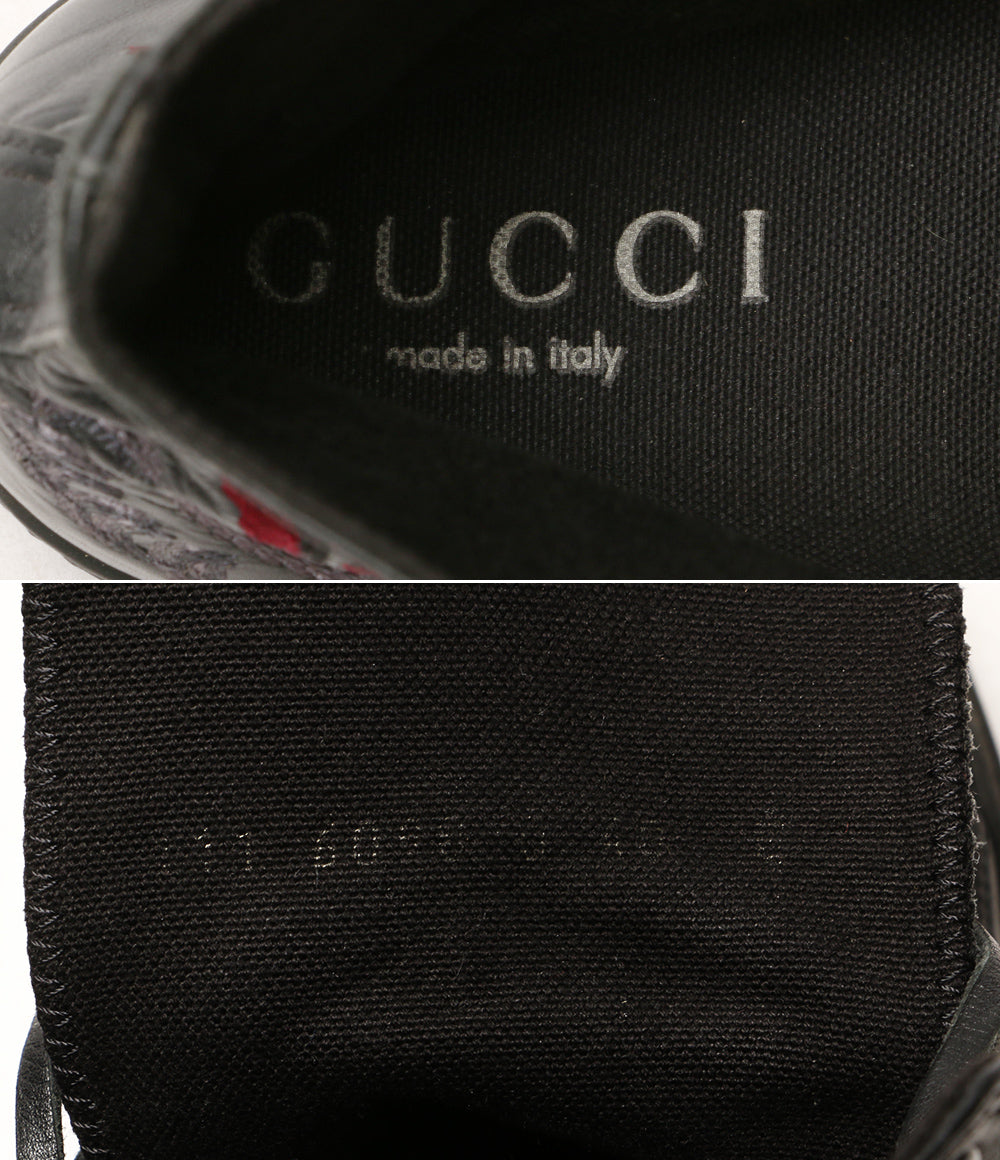 GUCCI トムフォード期 刺繍デザインハイカットスニーカー 111 6098 メンズ SIZE 40 グッチ