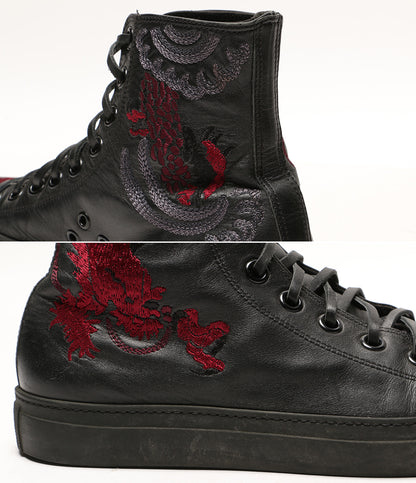 GUCCI トムフォード期 刺繍デザインハイカットスニーカー 111 6098 メンズ SIZE 40 グッチ