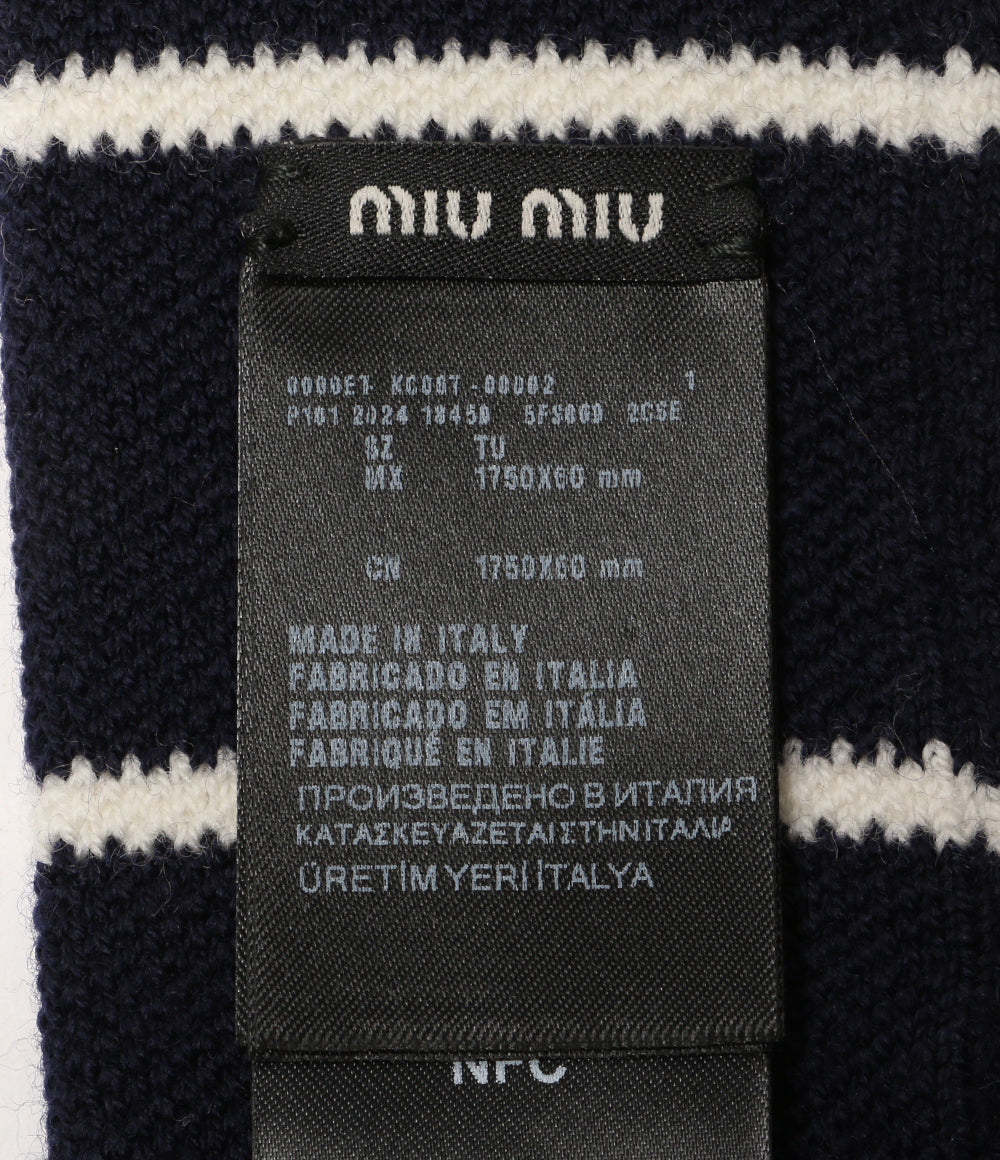 MIU MIU スカーフ WOOL SCARF 5FS069 レディース ミュウミュウ