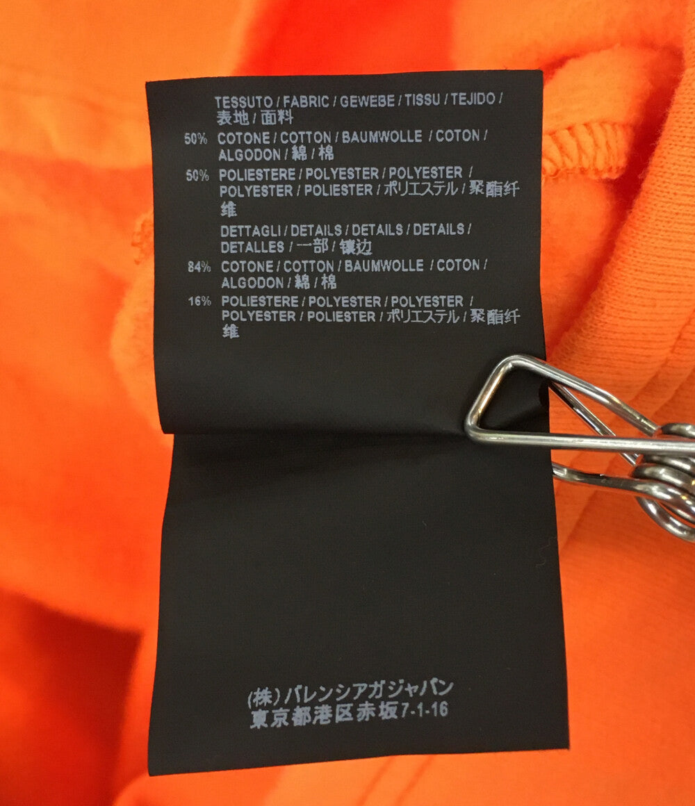 BALENCIAGA パーカー ダブルヘムプリントスウェットパーカー メンズ SIZE S バレンシアガ