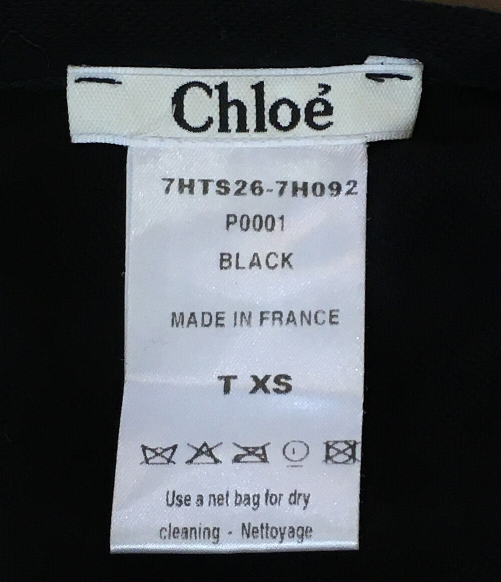 Chloe 半袖カットソー 装飾デザインカットソー 00S 7HTS26-7H092 レディース SIZE XS クロエ