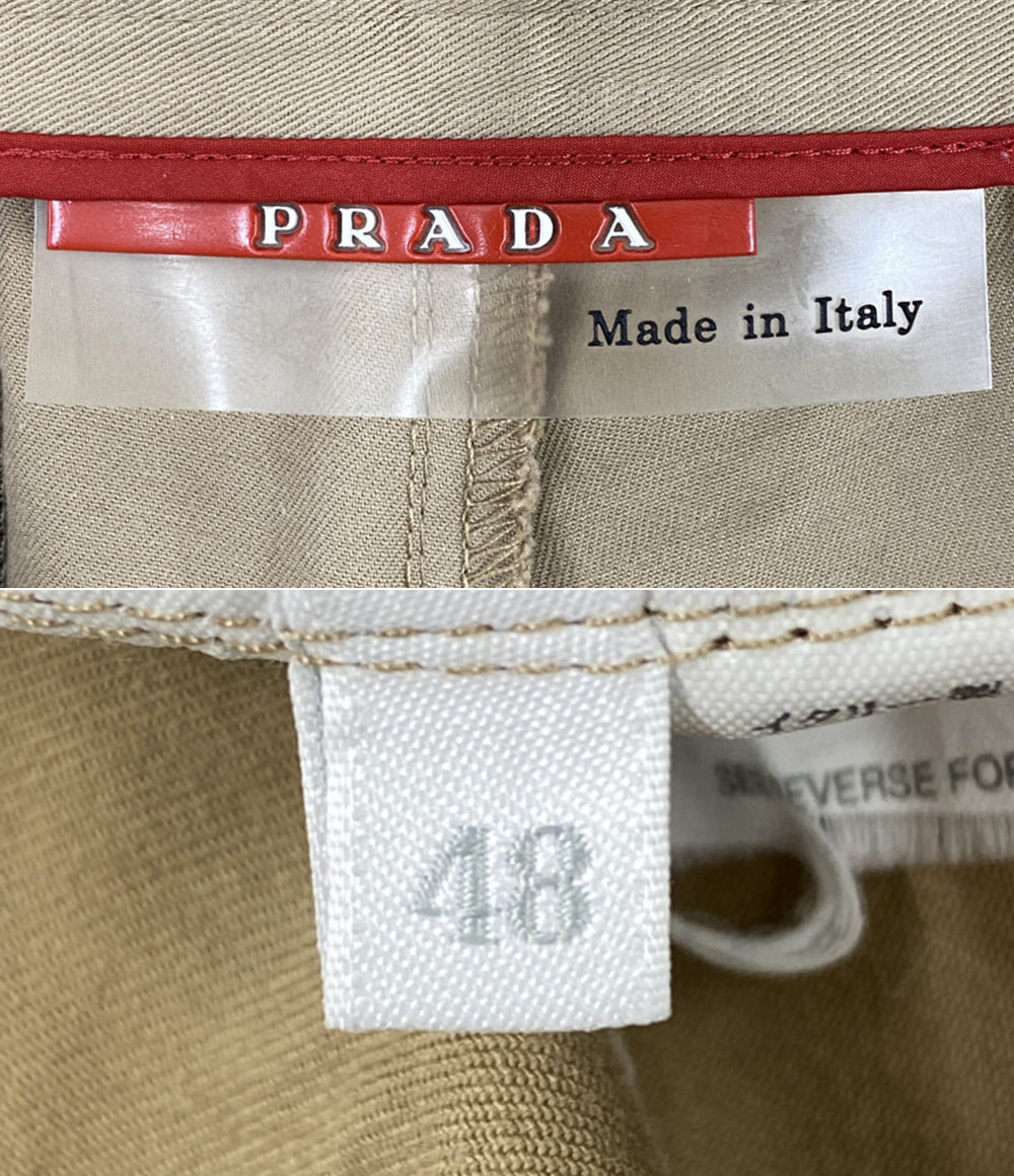 PRADA SPORT コットンストレートパンツ メンズ SIZE 48 プラダスポーツ