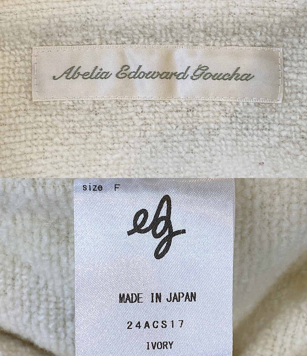 アベリアエドワードゴーチャ 袖リブニットブルゾン 24aw メンズ SIZE F ABELIA EDOWARD GOUCHA