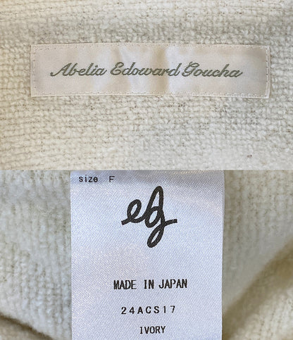 アベリアエドワードゴーチャ 袖リブニットブルゾン 24aw メンズ SIZE F ABELIA EDOWARD GOUCHA