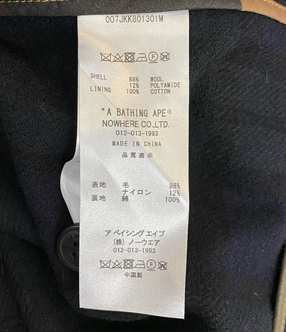 アベイシングエイプ チェックツイードジャケット メンズ SIZE XL A BATHING APE