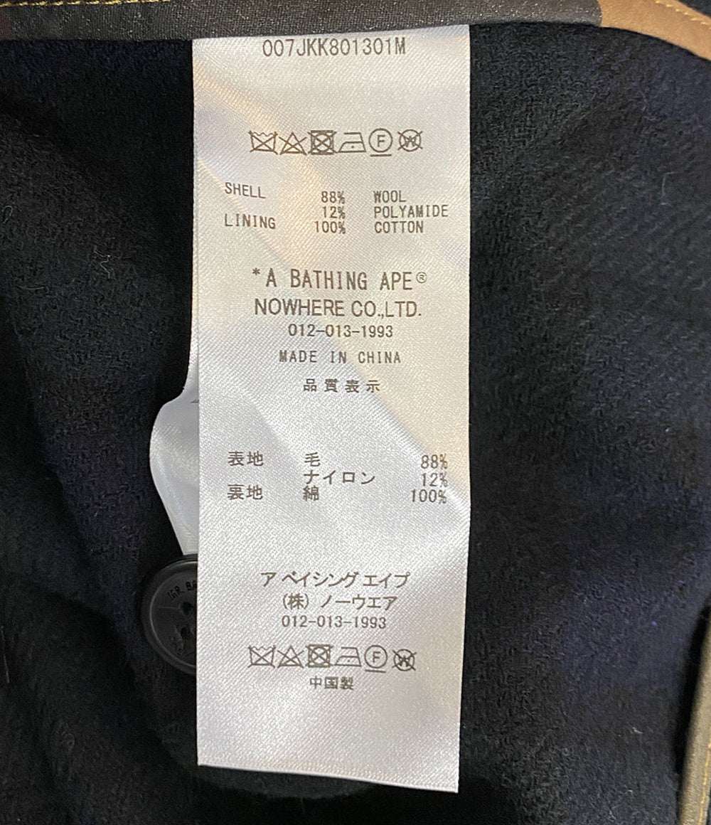 A BATHING APE チェックツイードジャケット メンズ SIZE XL アベイシングエイプ