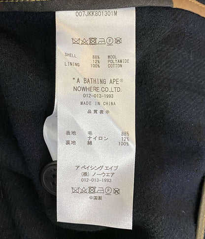 A BATHING APE チェックツイードジャケット メンズ SIZE XL アベイシングエイプ