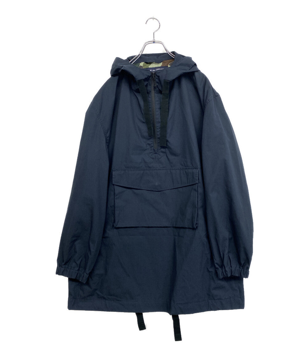 COMME des GARCONS HOMME 製品加工アノラックパーカー ハーフジップ 22SS HI-J007 メンズ SIZE L コムデギャルソンオム