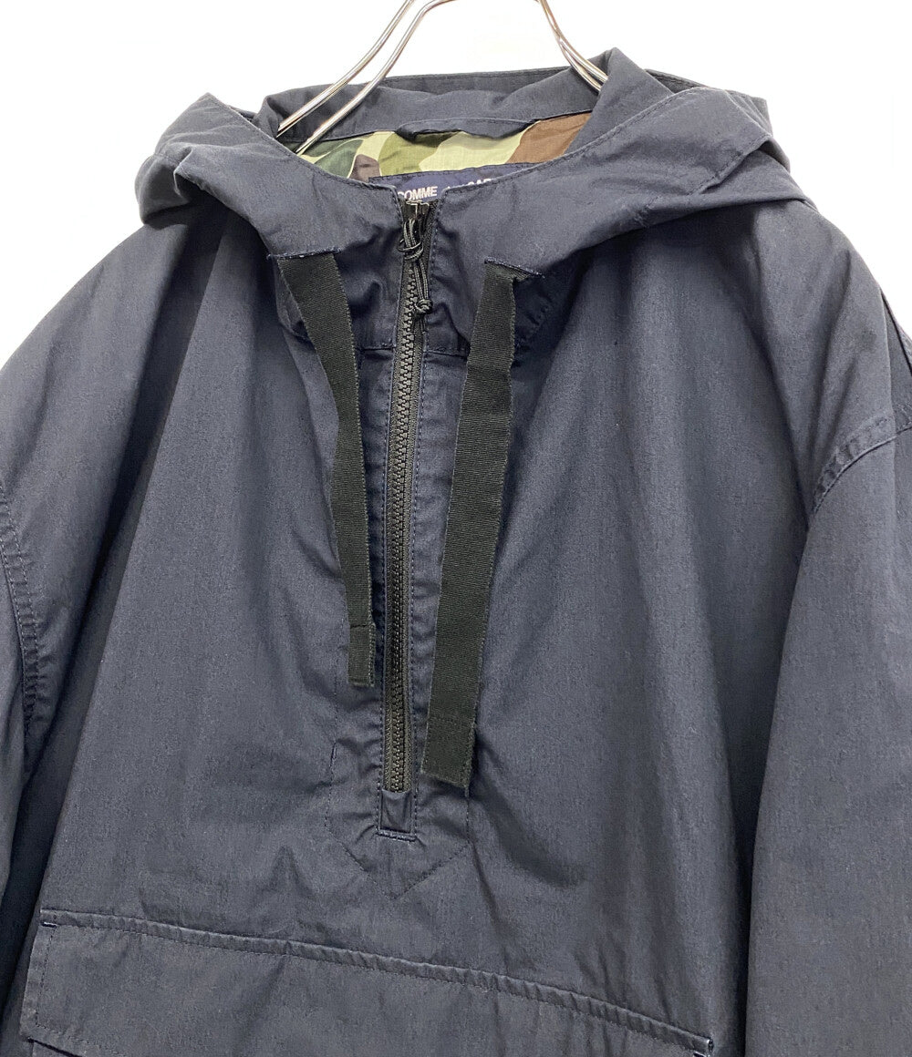COMME des GARCONS HOMME 製品加工アノラックパーカー ハーフジップ 22SS HI-J007 メンズ SIZE L コムデギャルソンオム