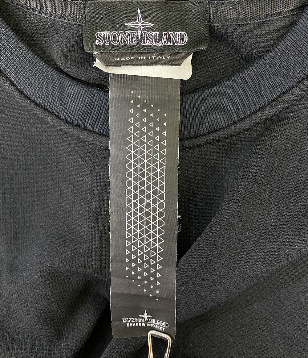 ストーンアイランド 素材切替パッチワークスウェット メンズ SIZE L STONE ISLAND SHADOW PROJECT