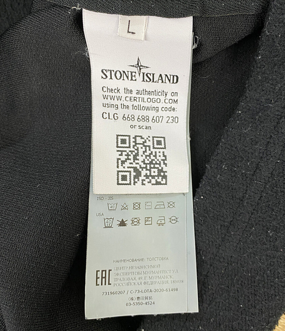 ストーンアイランド 素材切替パッチワークスウェット メンズ SIZE L STONE ISLAND SHADOW PROJECT