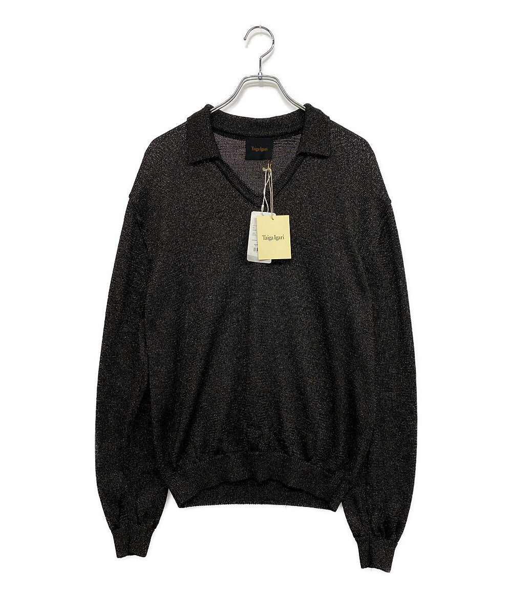 美品 Taiga Igari タイガイガリ Vネックニット Pretty V-neck Knit メンズ SIZE M