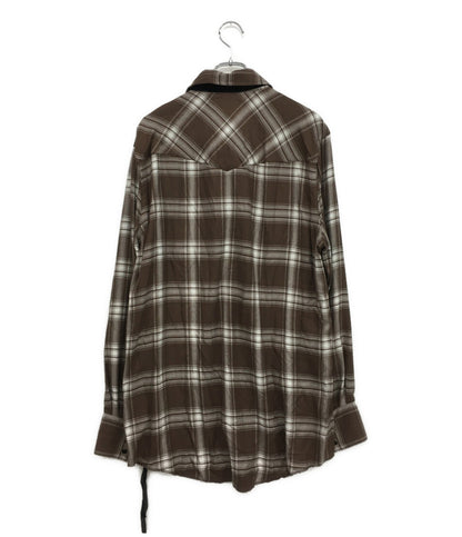 ベッドフォード 長袖シャツ Ombre-check Bow Collar Western Shirt 25SS 25SS-B-BL08 メンズ SIZE 2 BED J.W.FORD