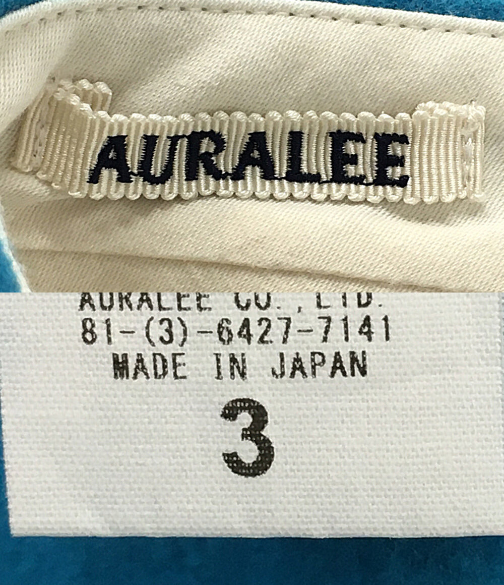 AURALEE パンツ BRUSHED SUPER FINE WOOL FLANNEL SLACKS 24AW