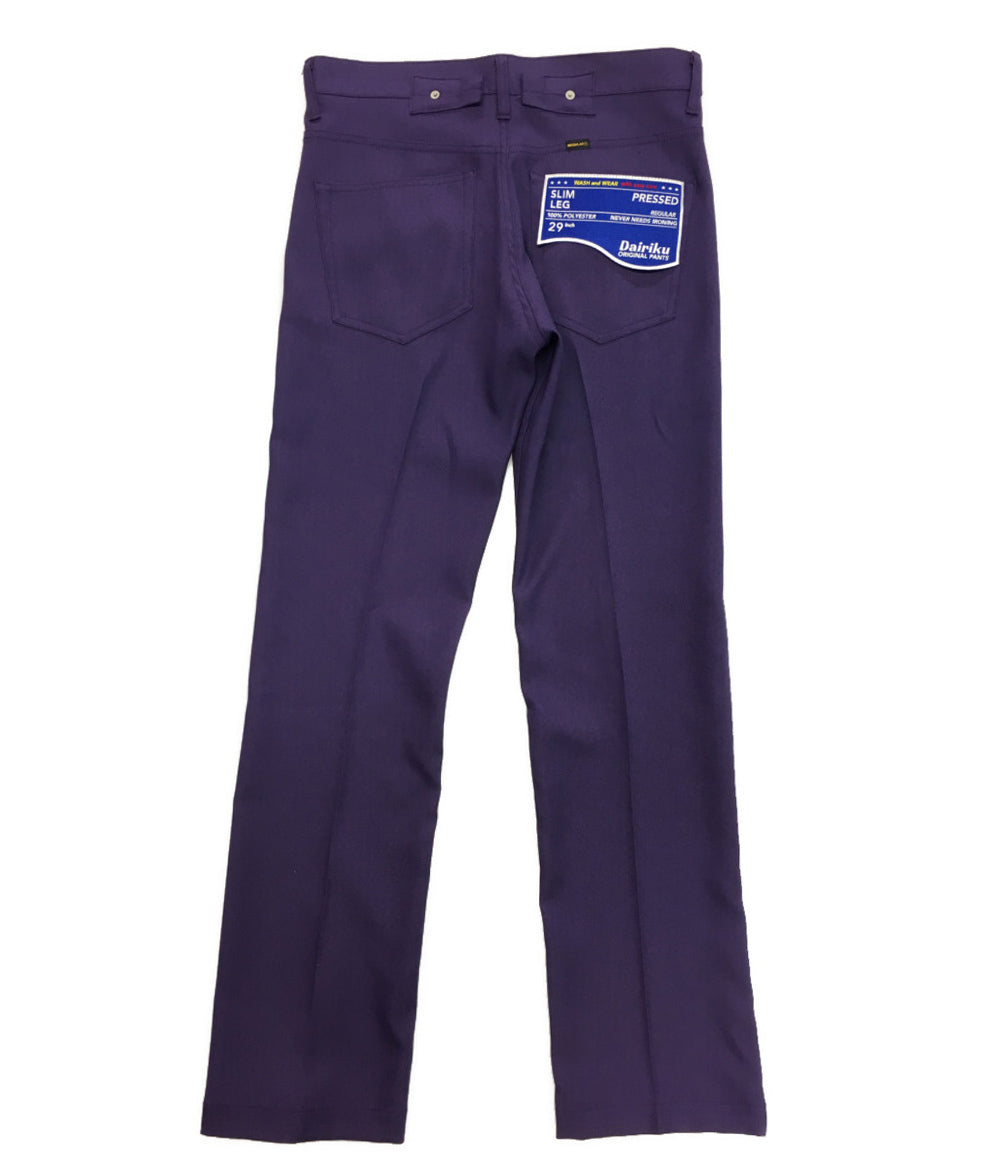 DAIRIKU ダイリク パンツ SLIM LEG PRESSED PANTS 22AW 22AW P-4 メンズ SIZE 29