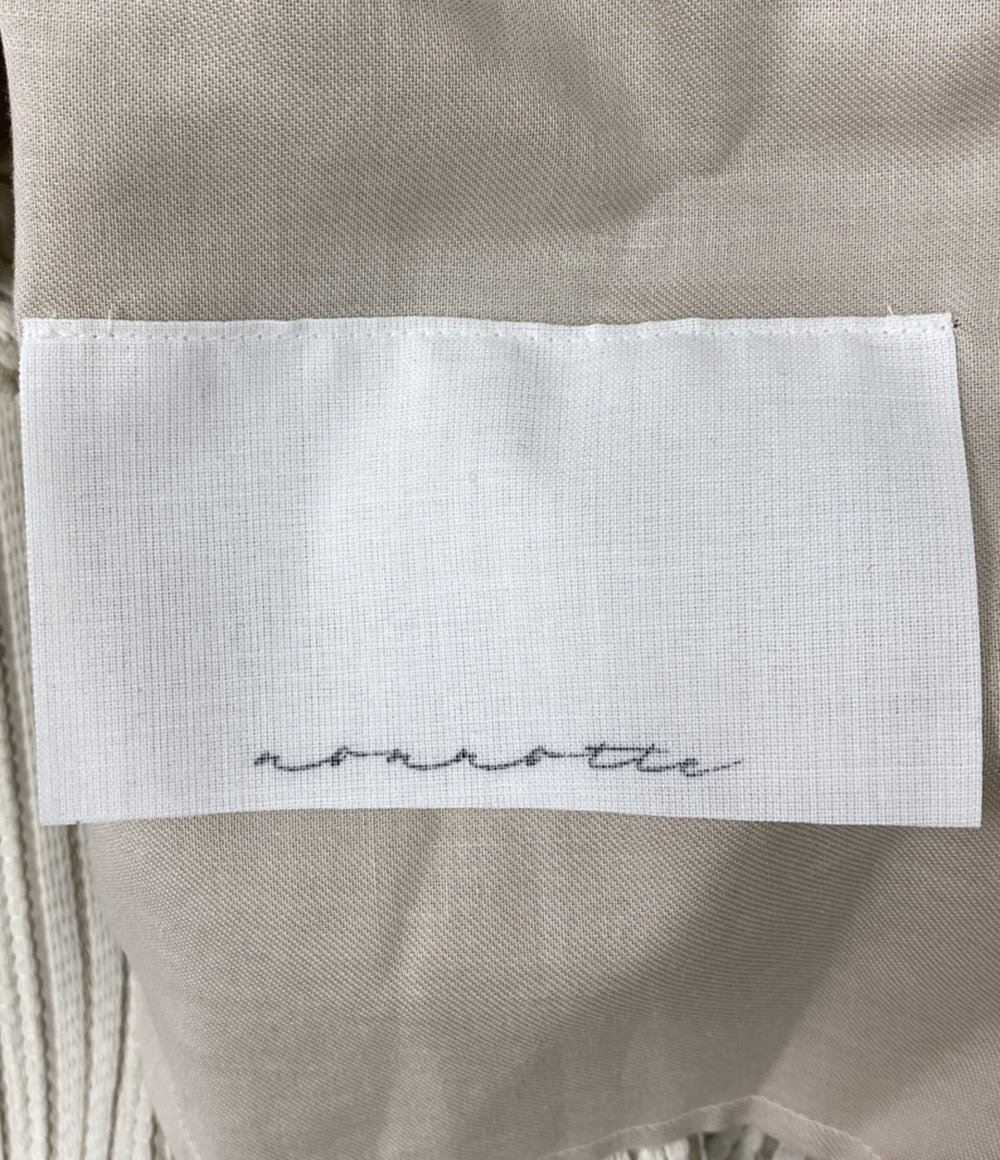 美品 nonnotte ノノット パンツ Draping Elastic in Tuck Wide Trousers 25SS メンズ SIZE 4