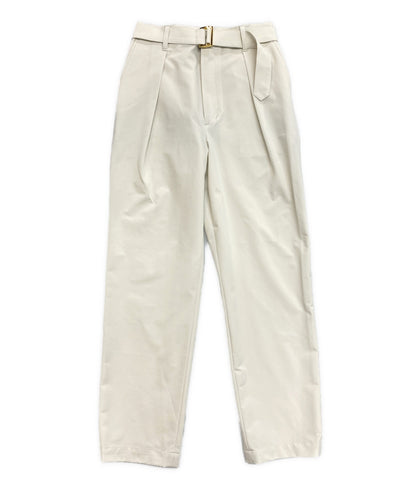 CULLINI クルニ パンツ Stretch Taffeta Tuck Pants with Belt 24AW メンズ SIZE 2