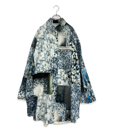 エムエムシックス ジャケット 花柄コットンロングジャケット 16SS レディース SIZE 38 MM6