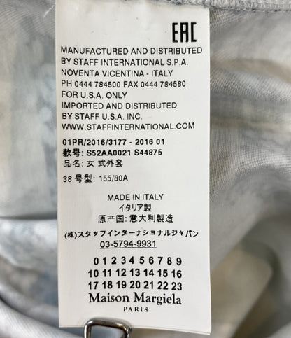 エムエムシックス ジャケット 花柄コットンロングジャケット 16SS レディース SIZE 38 MM6