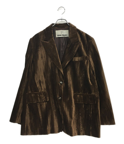 美品 プランクプロジェクト テーラードジャケット VELVET Jacket 31242116101 レディース SIZE 36 PRANK PROJECT