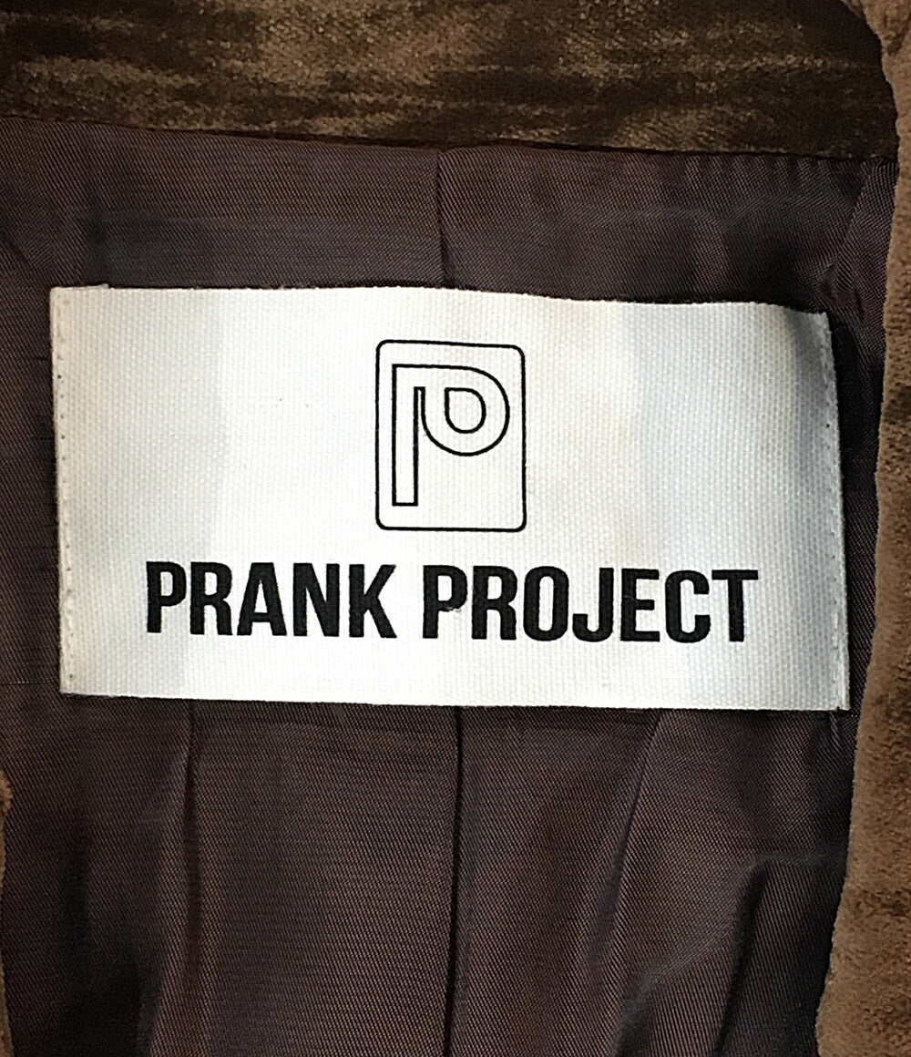 美品 プランクプロジェクト テーラードジャケット VELVET Jacket 31242116101 レディース SIZE 36 PRANK PROJECT
