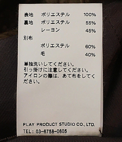 美品 プランクプロジェクト テーラードジャケット VELVET Jacket 31242116101 レディース SIZE 36 PRANK PROJECT