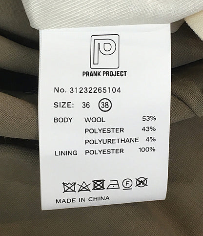 プランクプロジェクト つなぎ Washable JACKET JUMPSUIT 31232265104 レディース SIZE 38 PRANK PROJECT