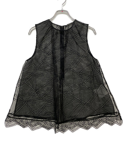 クリストファーケイン ノースリーブチュールカットソー 227858 レディース SIZE 8 CHRISTOPHER KANE