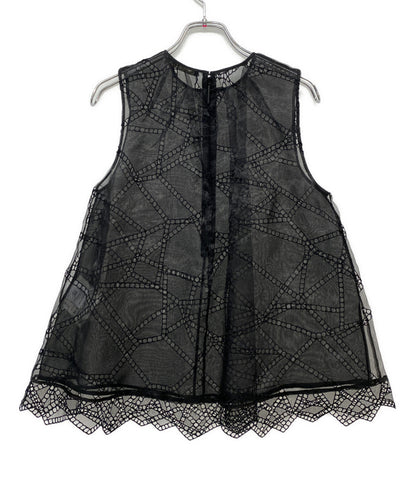 クリストファーケイン ノースリーブチュールカットソー 227858 レディース SIZE 8 CHRISTOPHER KANE