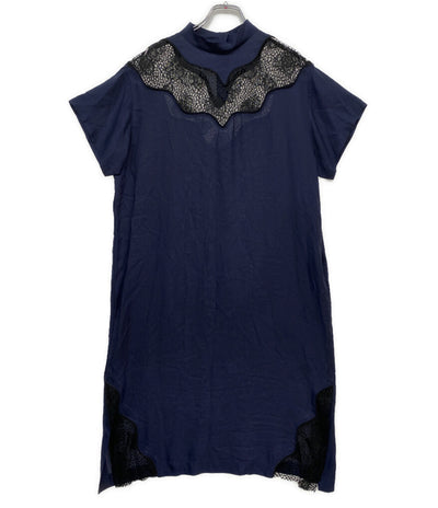 トーガプルラ 半袖ワンピース インナーレースドレス レディース SIZE 36 TOGA PULLA