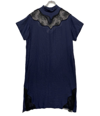 トーガプルラ 半袖ワンピース インナーレースドレス レディース SIZE 36 TOGA PULLA