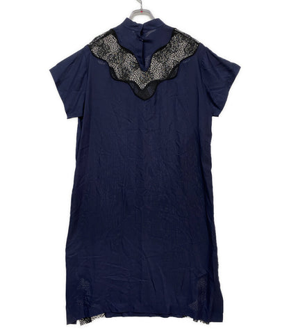 トーガプルラ 半袖ワンピース インナーレースドレス レディース SIZE 36 TOGA PULLA