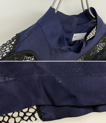 トーガプルラ 半袖ワンピース インナーレースドレス レディース SIZE 36 TOGA PULLA