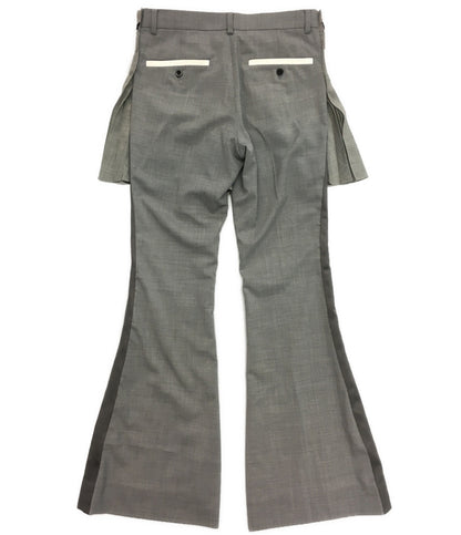 sacai フレアパンツ プリーツスカートドッキング 21-05533 レディース SIZE 3 サカイ