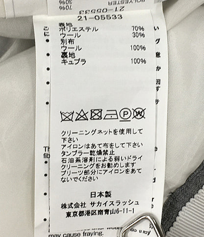 sacai フレアパンツ プリーツスカートドッキング 21-05533 レディース SIZE 3 サカイ
