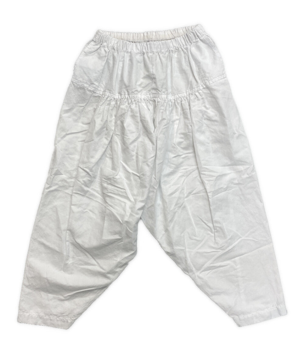 美品 tao COMME des GARCONS タオ コムデギャルソン ギャザーサルエルパンツ ホワイト 24SS TM-P017 レディース SIZE -