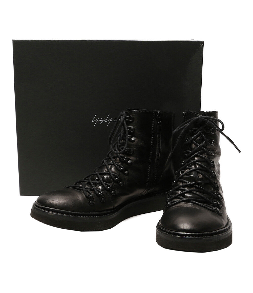 YOHJI YAMAMOTO POUR HOMME ホースレザートレッキングブーツ 24AW HO-E06-762 メンズ SIZE 04 ヨウジヤマモトプールオム